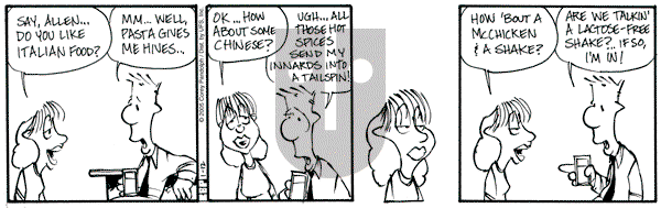 Barkeater Lake on Thursday August 16, 2012 Comic Strip