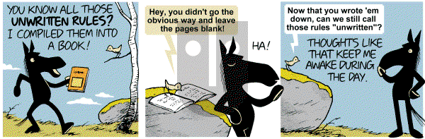 Dark Side of the Horse on Friday October 21, 2011 Comic Strip