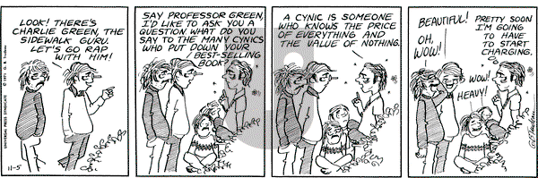 Doonesbury on Friday November 5, 1971 Comic Strip