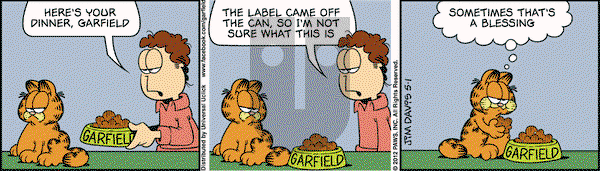 Garfield on Tuesday May 1, 2012 Comic Strip