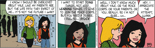 Luann on Friday March 14, 2014 Comic Strip