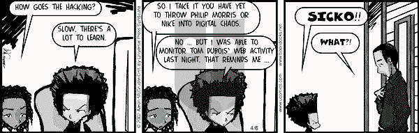 The Boondocks on Saturday November 7, 2009 Comic Strip
