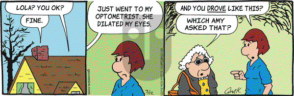 Lola on Monday March 12, 2018 Comic Strip