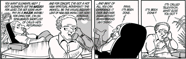 Doonesbury on Friday July 8, 1988 Comic Strip
