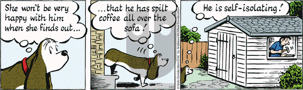 Fred Basset on Monday July 27, 2020 Comic Strip