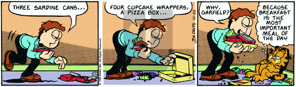 Garfield on Thursday October 20, 1988 Comic Strip