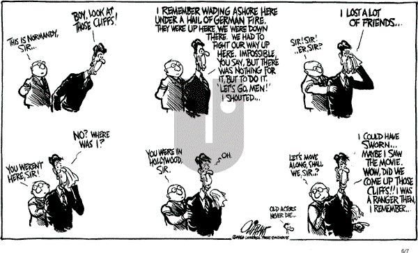 Pat Oliphant - Thursday June 7, 1984 Comic Strip