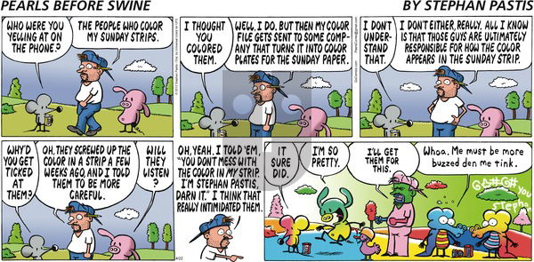 Pearls Before Swine on Sunday April 22, 2012 Comic Strip