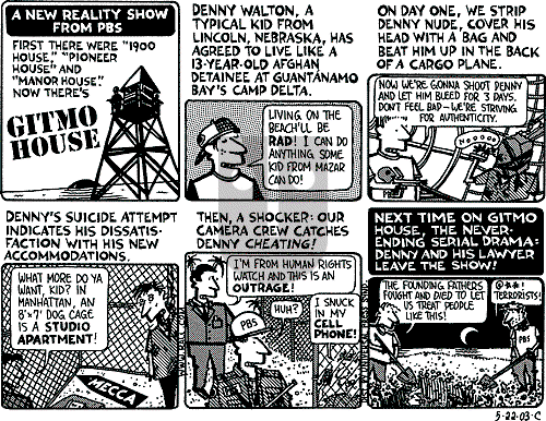 Ted Rall on Monday May 26, 2003 Comic Strip