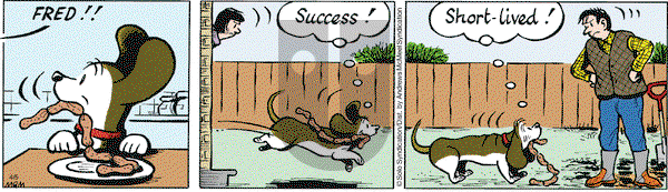 Fred Basset on Thursday April 5, 2018 Comic Strip