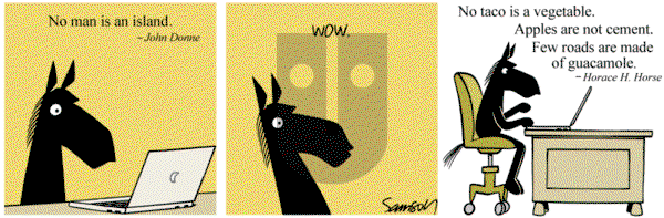 Dark Side of the Horse on Friday December 21, 2018 Comic Strip