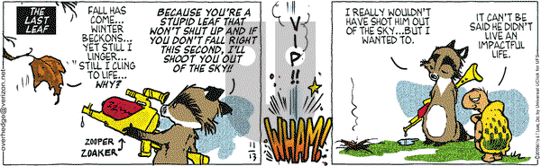Over the Hedge on Friday November 13, 2015 Comic Strip