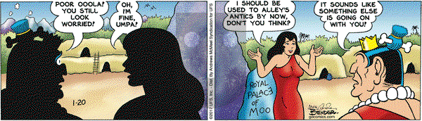 Alley Oop on Friday January 20, 2017 Comic Strip