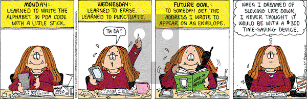 Cathy Classics on Thursday January 24, 2002 Comic Strip