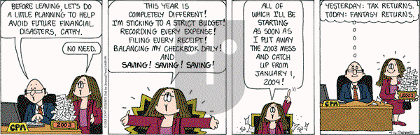 Cathy Classics on Friday April 16, 2004 Comic Strip