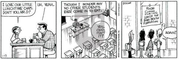 Grand Avenue on Wednesday January 15, 2003 Comic Strip