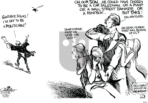 Pat Oliphant on Monday May 17, 2010 Comic Strip