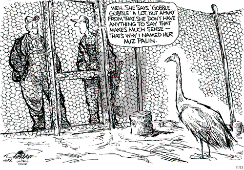 Pat Oliphant on Tuesday November 23, 2010 Comic Strip