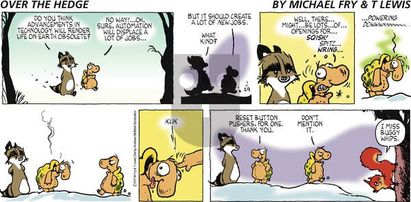 Over the Hedge on Sunday January 29, 2017 Comic Strip