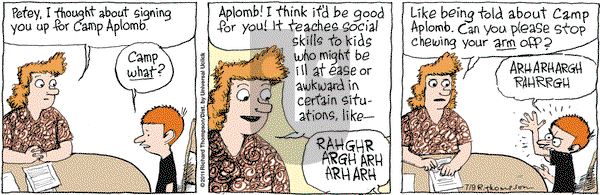Cul de Sac on Saturday July 9, 2016 Comic Strip