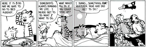 Calvin and Hobbes on Monday October 15, 1990 Comic Strip