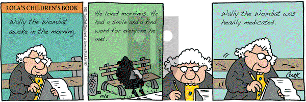 Lola on Wednesday October 5, 2011 Comic Strip
