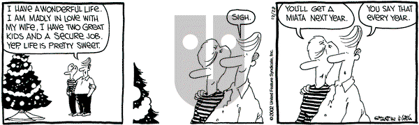 The Buckets on Saturday December 28, 2002 Comic Strip