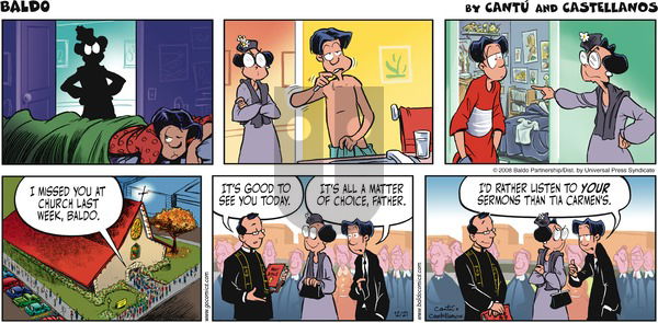 Baldo on Sunday December 21, 2008 Comic Strip
