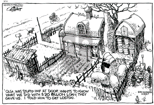 Pat Oliphant on Tuesday September 14, 1999 Comic Strip