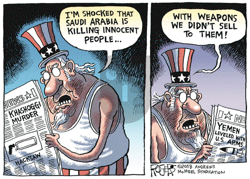 Rob Rogers on Saturday October 20, 2018 Comic Strip