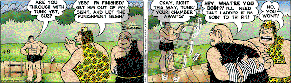 Alley Oop on Friday April 8, 2016 Comic Strip
