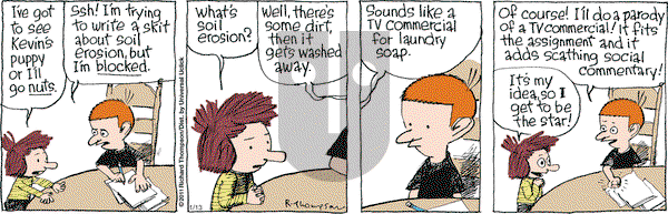 Cul de Sac on Thursday January 13, 2011 Comic Strip