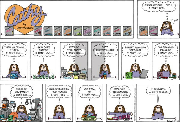Cathy Classics on Sunday September 23, 2007 Comic Strip