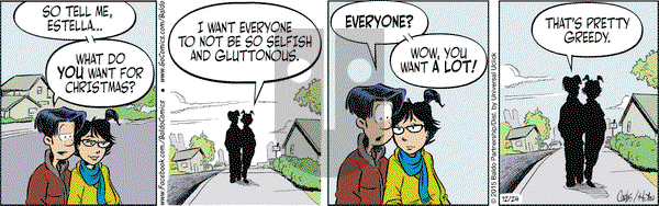 Baldo on Thursday December 24, 2015 Comic Strip