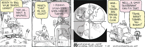 Non Sequitur on Friday July 25, 2008 Comic Strip
