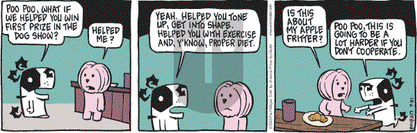 Pooch Cafe on Thursday July 21, 2005 Comic Strip