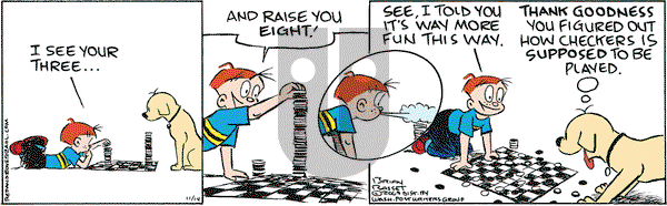Red and Rover on Saturday November 14, 2009 Comic Strip
