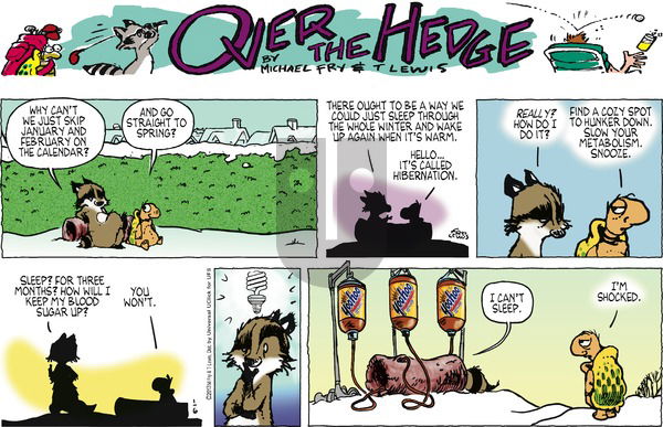Over the Hedge on Sunday January 6, 2013 Comic Strip