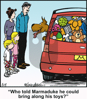 Marmaduke on Friday March 7, 2025 Comic Strip
