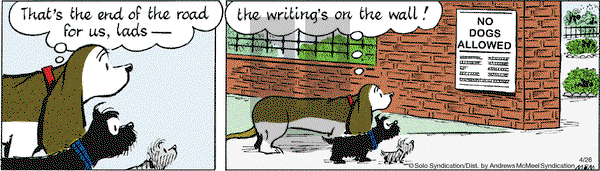 Fred Basset on Wednesday April 26, 2017 Comic Strip