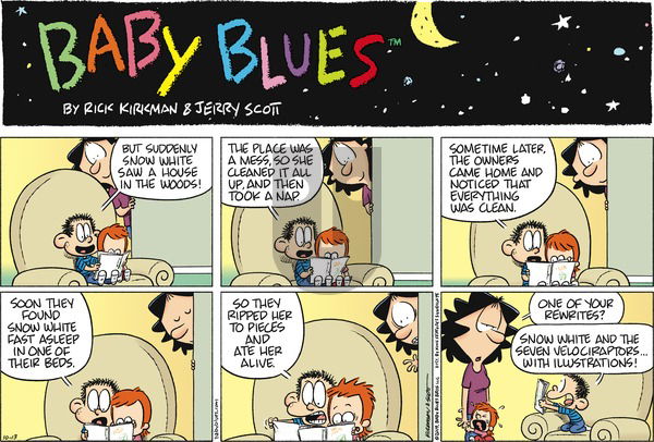 Baby Blues on Sunday October 13, 2019 Comic Strip