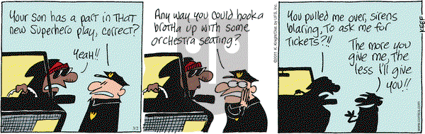 The Knight Life on Wednesday March 2, 2011 Comic Strip