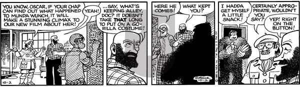 Alley Oop on Thursday October 2, 1980 Comic Strip