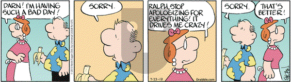 Drabble on Tuesday July 23, 2013 Comic Strip