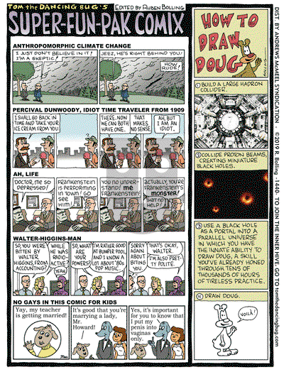 Tom the Dancing Bug on Monday May 27, 2019 Comic Strip