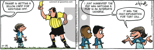 Cleats on Saturday October 25, 2008 Comic Strip