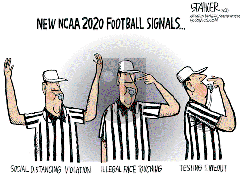 Jeff Stahler on Tuesday September 1, 2020 Comic Strip