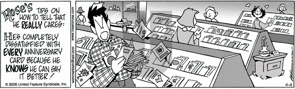 Rose is Rose on Tuesday April 11, 2006 Comic Strip