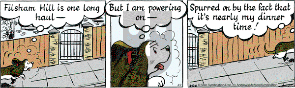 Fred Basset on Friday April 2, 2021 Comic Strip