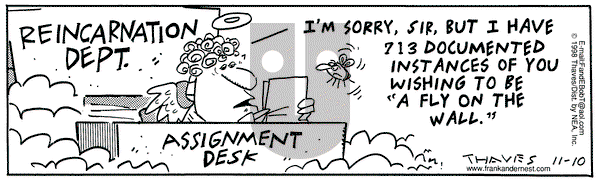 Frank and Ernest on Tuesday November 10, 1998 Comic Strip